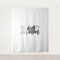 Design de Linha Mãe de Cachorro Minimalista Amante
