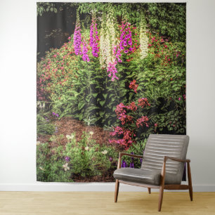 Tapete De Parede Design de Muro de Foxglove Garden