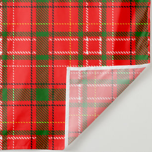 Tapete De Parede Design de Padrão de Xadrez de Tartan no Natal Verm
