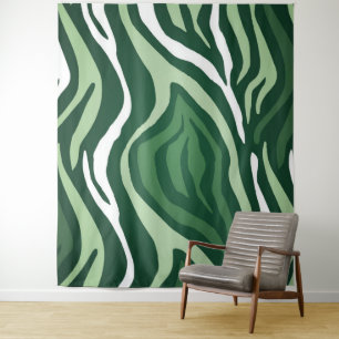 Tapete De Parede Design de padrão do tecido verde