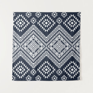 Tapete De Parede Design de Padrão Tribal Vintage sem costura. Na mo