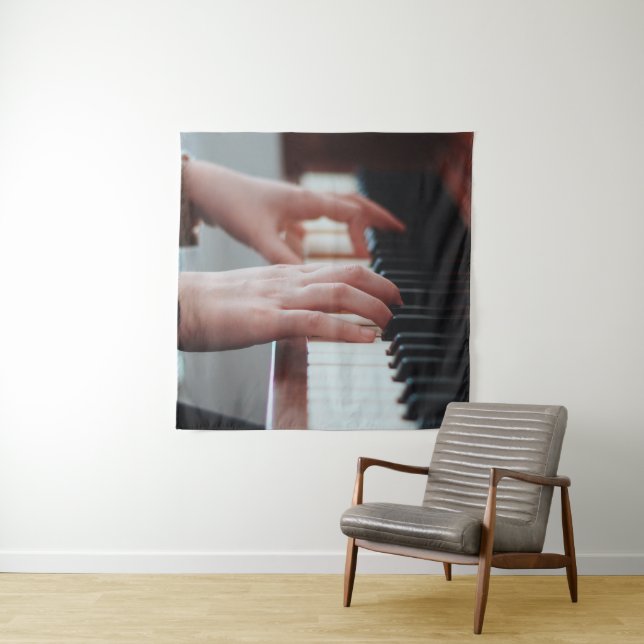 Tapete De Parede Design de Piano Bonito (In Situ)