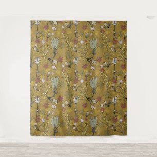 Tapete De Parede design Flannel de flor amarela de Wattle