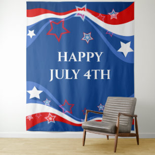 Tapete De Parede Design moderno da bandeira americana