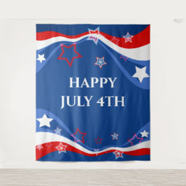 Tapete De Parede Design moderno da bandeira americana