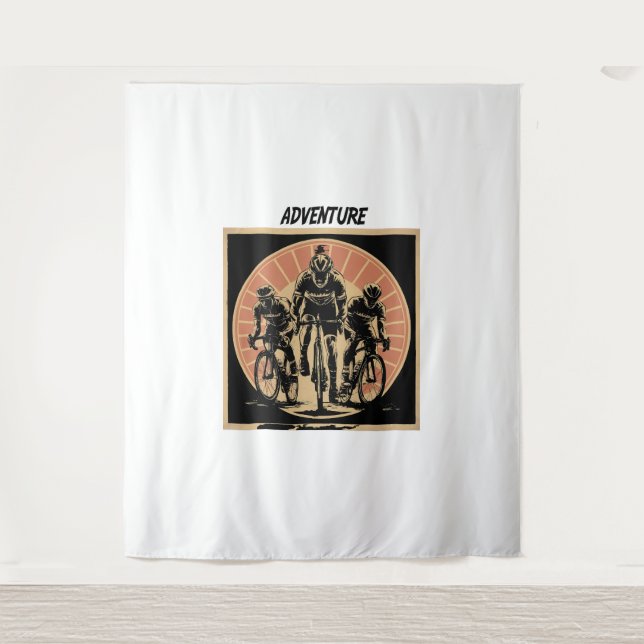 Tapete De Parede Design para Homens do Cycling Club (Frente)