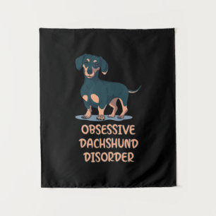 Tapete De Parede Desordem Obsessiva de Dachshund