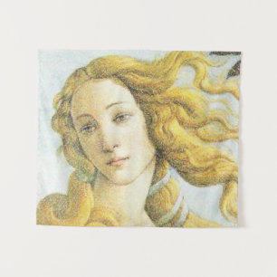 Tapete De Parede Detalhe da pintura de Vênus Botticelli