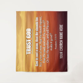 Tapete De Parede DEUS NÃO É UM HOMEM Fidedigno.