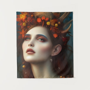 Tapete De Parede Deusa da Arte Digital Harvest Fantasy