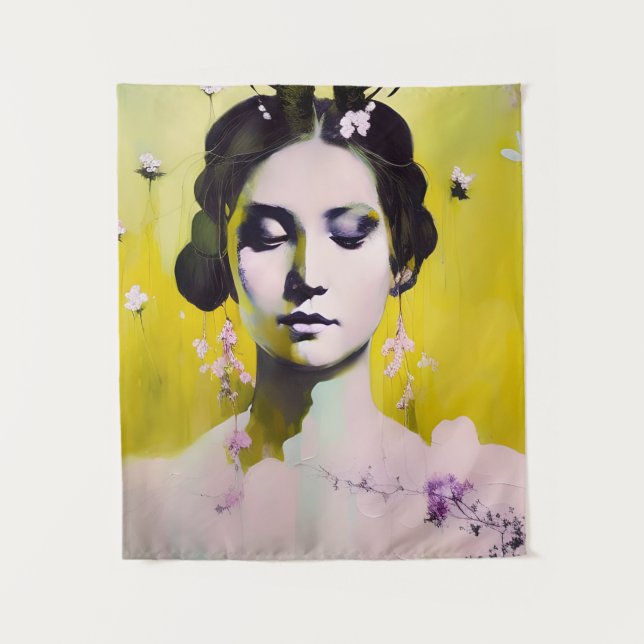 Tapete De Parede Deusa da Primavera (Frente)