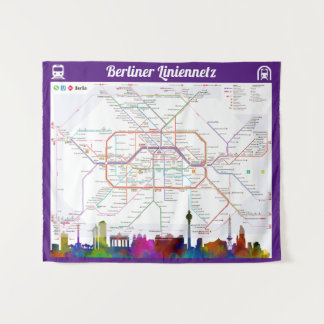 Tapete De Parede " Deutschland: 2021/heute Berlin - (U/S/Tram) Netz