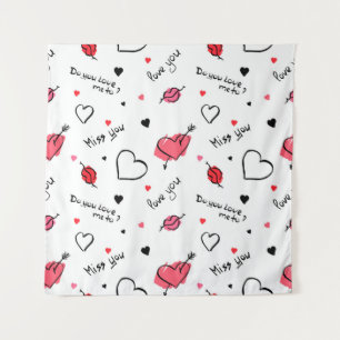 Tapete De Parede Dia de os namorados Coração Sem Selo