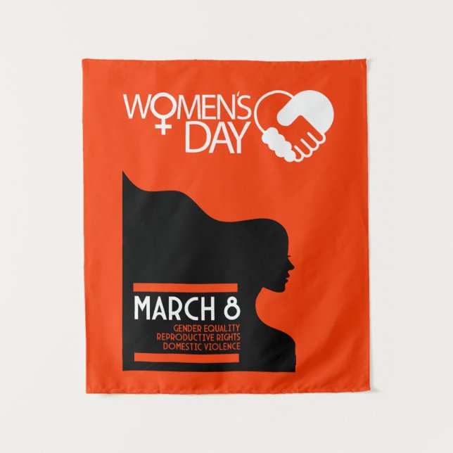 Tapete De Parede Dia Internacional da Mulher (Frente)