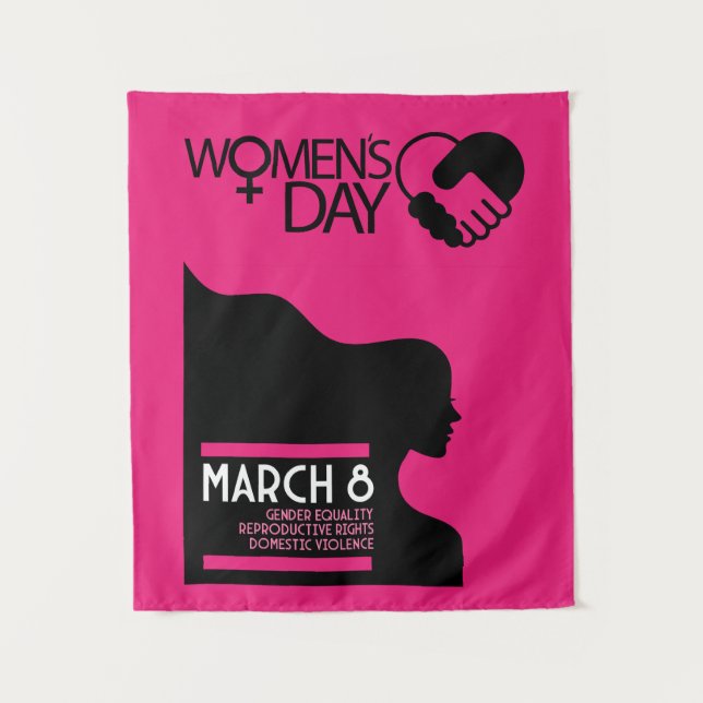 Tapete De Parede Dia Internacional da Mulher (Frente)
