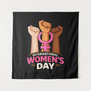 Tapete De Parede Dia Internacional da Mulher 8 de Março