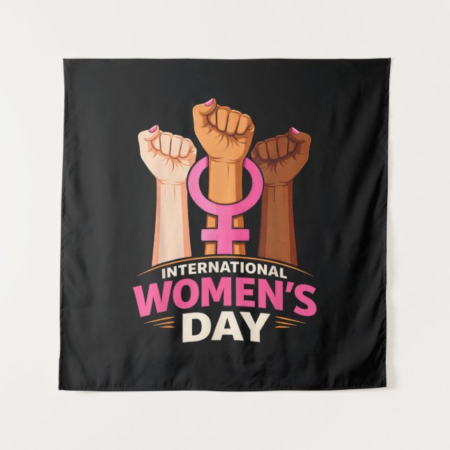 Tapete De Parede Dia Internacional da Mulher 8 de Março (Frente)