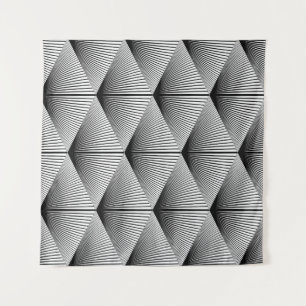 Tapete De Parede Diamond Geométrico: Design monocromático