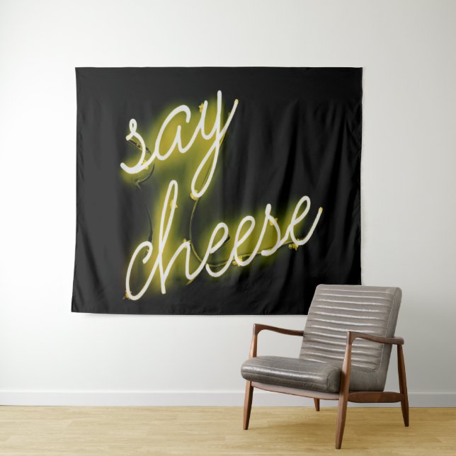 Tapete De Parede Diga Luzes de Neon de Queijo (In Situ (Horizontal))