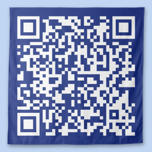 Tapete De Parede Digite URL Código QR Gerado Instantaneamente Azu