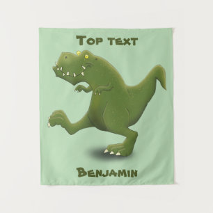 Tapete De Parede Dinosaurio T rex cartum humor engraçado