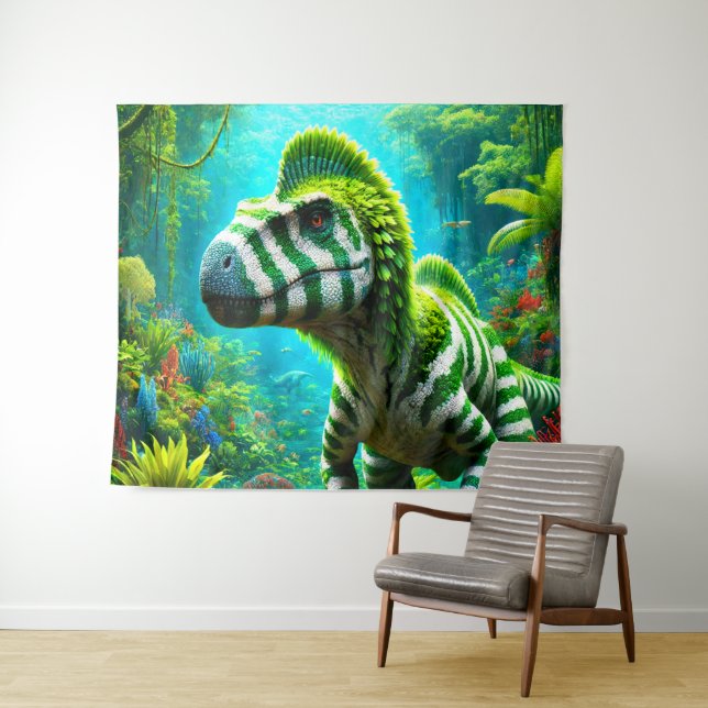 Tapete De Parede Dinossauro (In Situ (Horizontal))