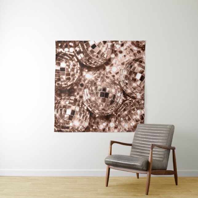 Tapete De Parede Disco Balls Glam 17 (In Situ)