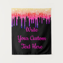 Diversão do Rainbow Glitter Birthday Foto Booth Ba