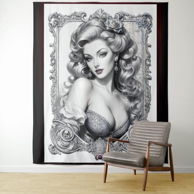 Tapete De Parede Diversão é o meu nome médio Arte do conceito de IA (In Situ)