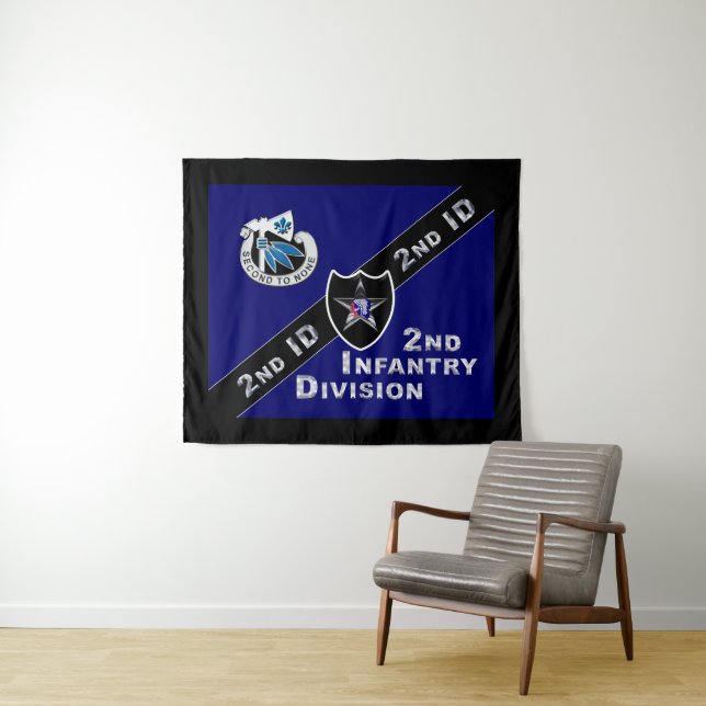 Tapete De Parede Divisão de Infantaria segundo "Cabeça Indiana" (In Situ (Horizontal))