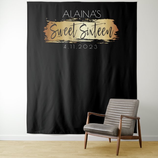 Tapete De Parede Doce Dezesseis 16 Cabine de Fotos Festa Fundo Dour (In Situ)