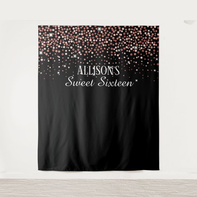 Tapete De Parede Doce e Dezesseis panos de fundo de fotobooth (Frente)