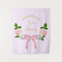 Tapete De Parede Dois Arcos de Rico Floral Birthday