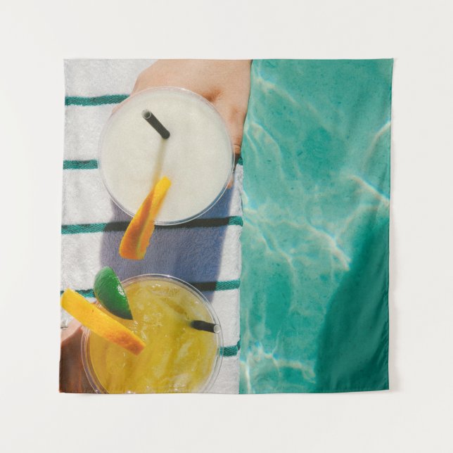 Tapete De Parede Dois copos de suco (Frente)