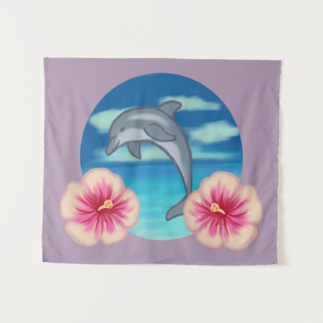 Tapete De Parede Dolphin Paradise (Frente (Horizontal))