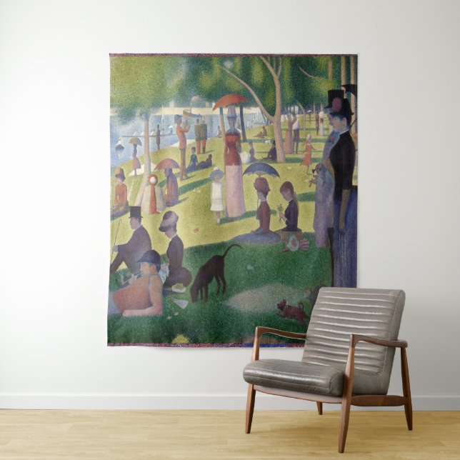 Tapete De Parede Domingo em La Grande Jatte por Georges Seurat (In Situ)