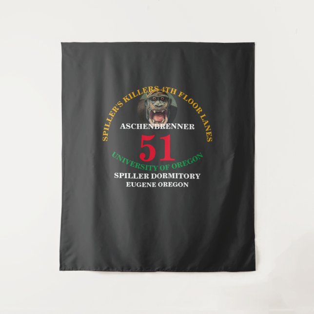 Tapete De Parede DORMITÓRIO UNIVERSIDADE DE OREGON Time JERSEY (Frente)