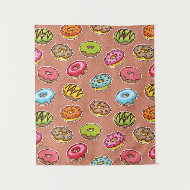 Tapete De Parede Doughnuts  (Frente)
