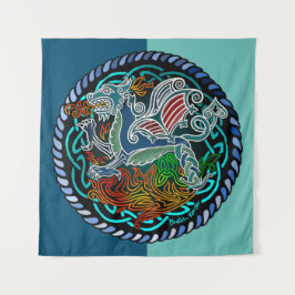 Tapete De Parede Dragon celtique