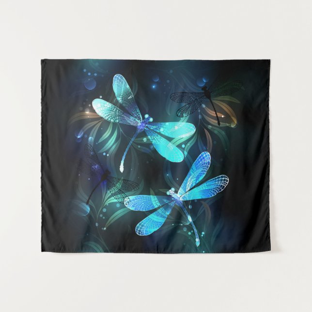 Tapete De Parede Dragonflies de lago (Frente (Horizontal))