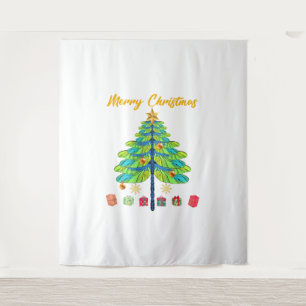 Tapete De Parede Dragonfly Christmas Tree Gift