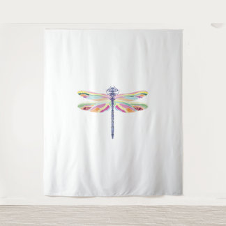 Tapete De Parede Dragonfly colorida