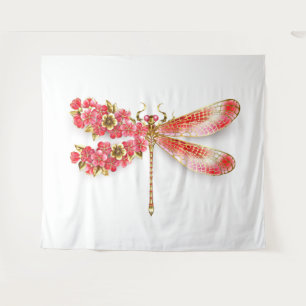 Tapete De Parede Dragonfly com joalheria sakura
