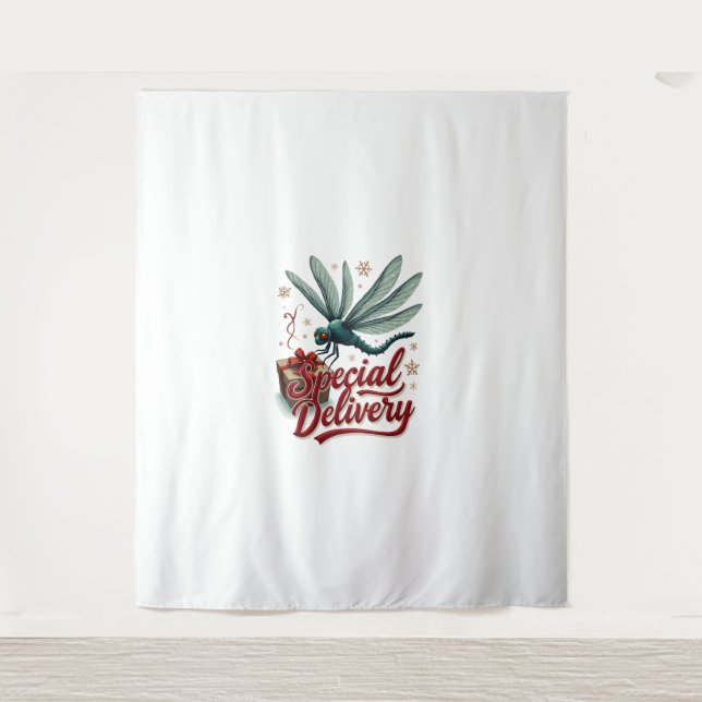 Tapete De Parede Dragonfly de Entrega Apresente (Frente)