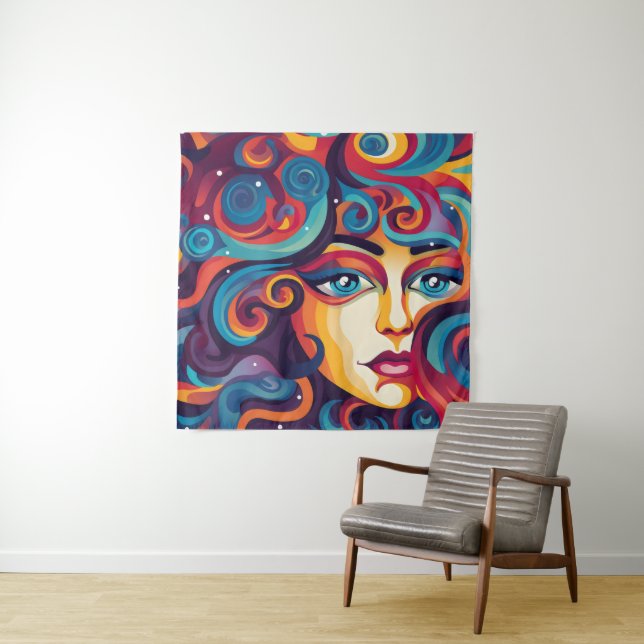 Tapete De Parede Dream Vibrant Whirl of Emotions (In Situ)