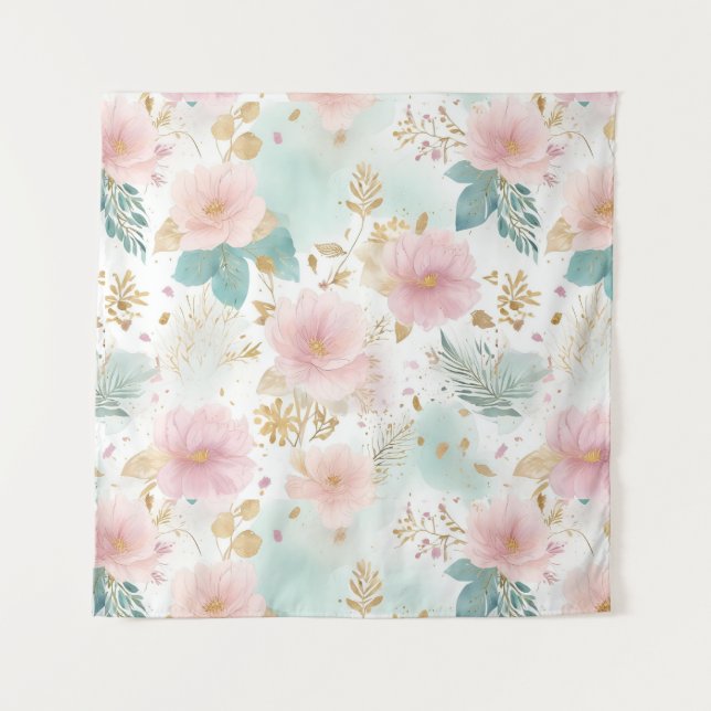 Tapete De Parede Dreamy Pastel Wall Art Woman (Frente)