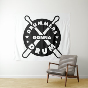 Tapete De Parede Drummers Gonna Drum