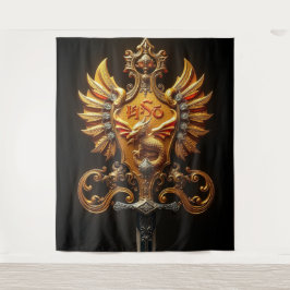 Tapete De Parede Dynastisches Erbe – Das goldene Drachensiegel  