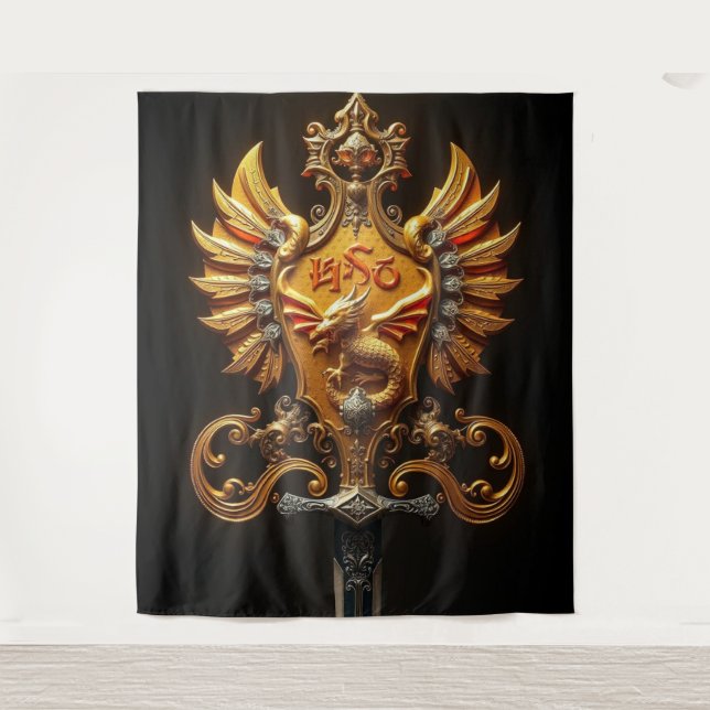 Tapete De Parede Dynastisches Erbe – Das goldene Drachensiegel   (Frente)