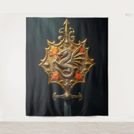 Tapete De Parede Dynastisches Erbe – Das goldene Drachensiegel  